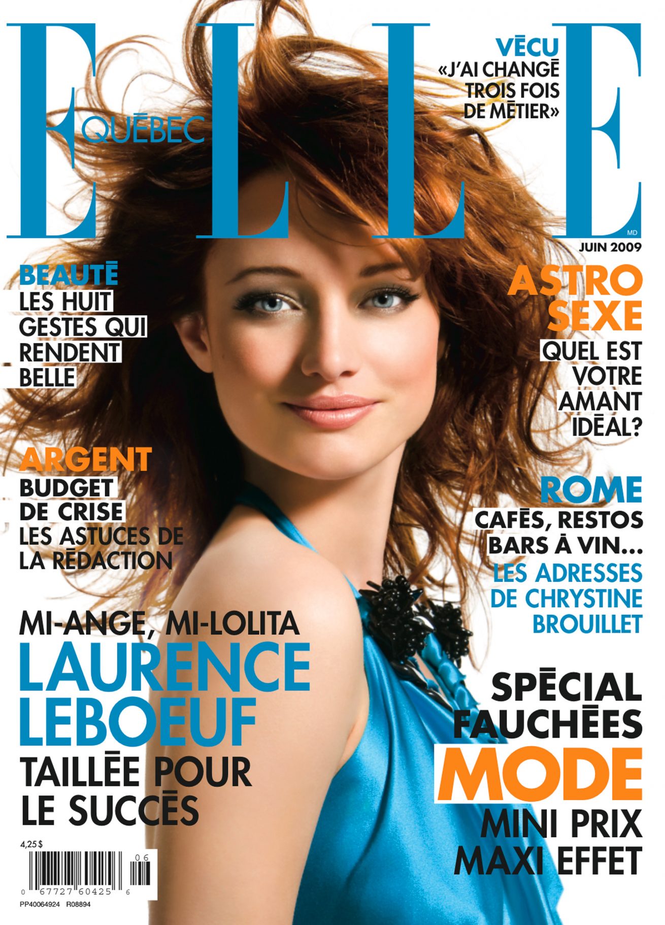 Laurence Leboeuf - ELLE Quebec magazine