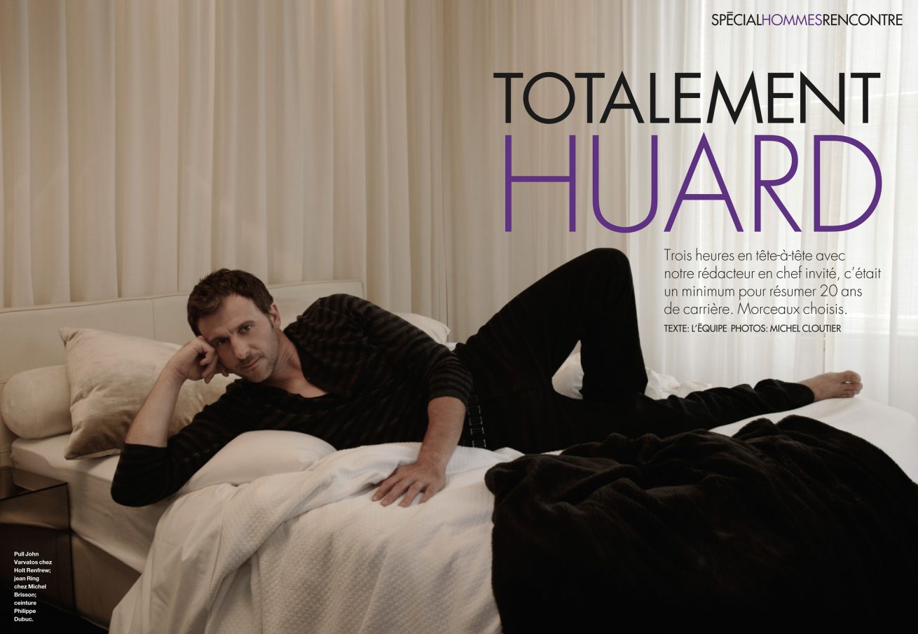 Patrick Huard - ELLE magazine