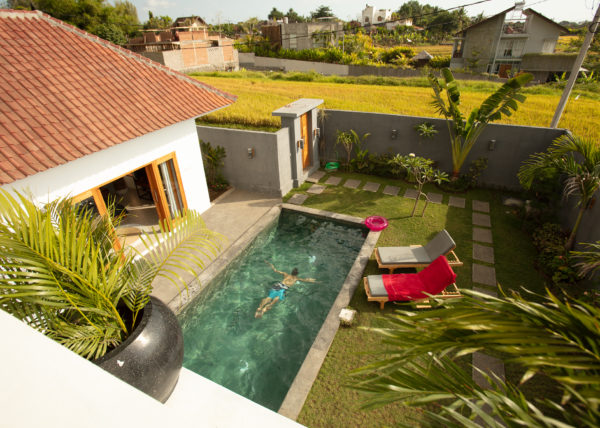 Villa ABSOLUTE – Vue de la piscine